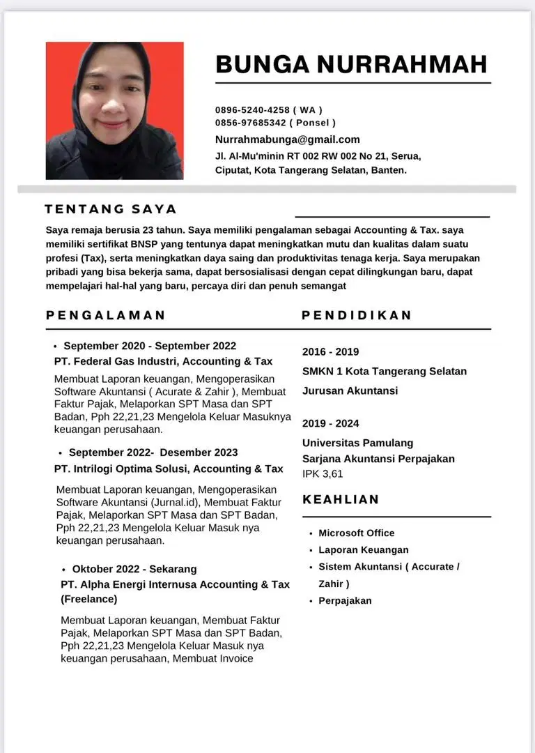 Mencari pekerjaan accounting & pajak