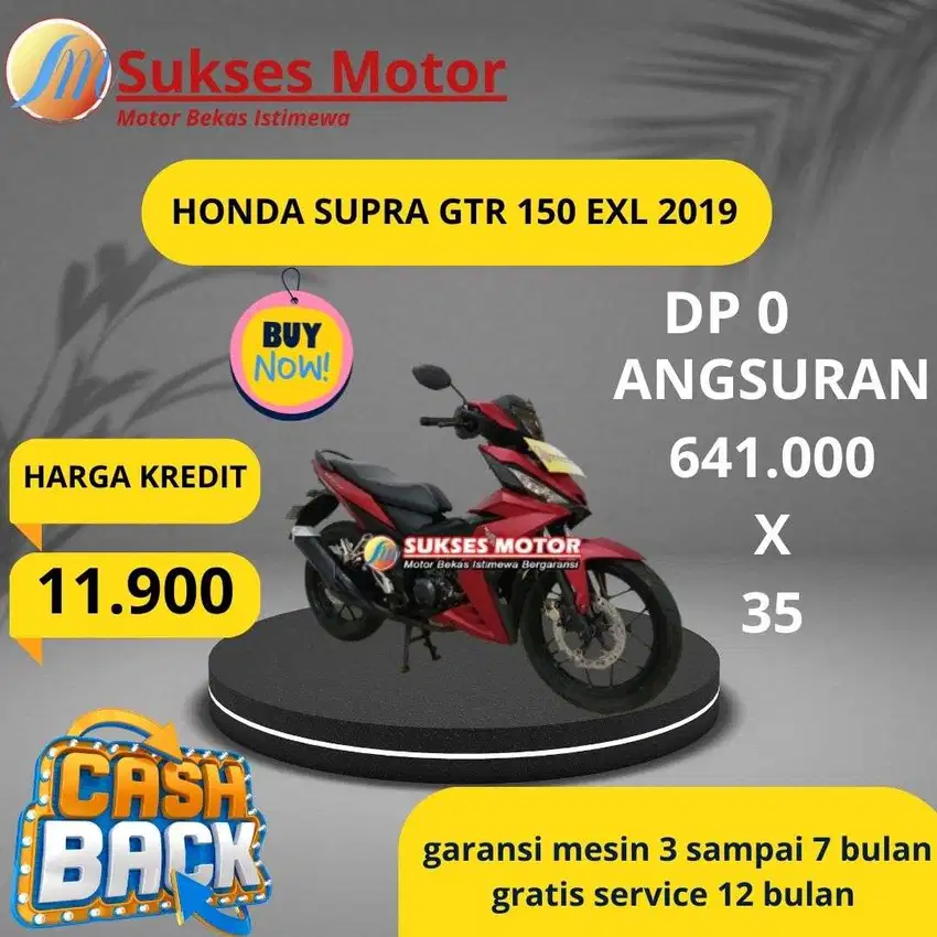 Honda Supra GTR 150 EXL 2019