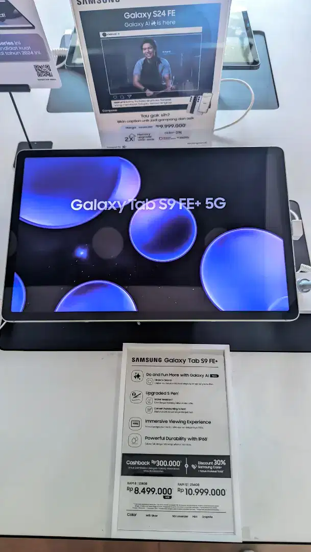 FREE 2X CICILAN SAMSUNG GALAXY TAB S9 FE+ 12 256