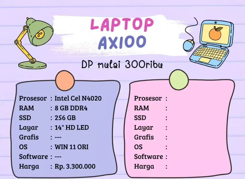 LAPTOP AXIOO bisa cash dan kredit di Home Credit Tuban