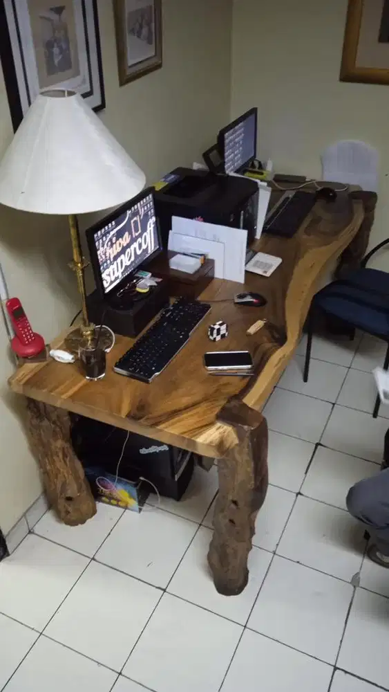 Meja Jati Trembesi Murah Gratis Ongkir JABODETABEK