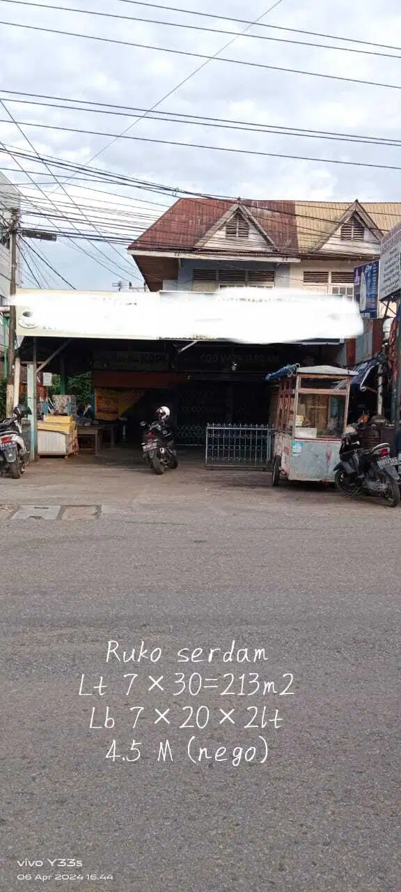 D jual ruko siap pakai d serdam, lokasi strategis&ramai