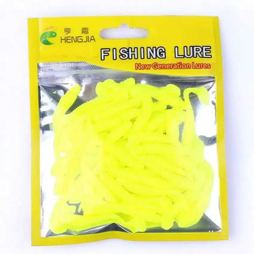 50PCS SOFTLURE HENGJIA | UMPAN PANCING TERLARIS UMPAN CASTING TERLARIS