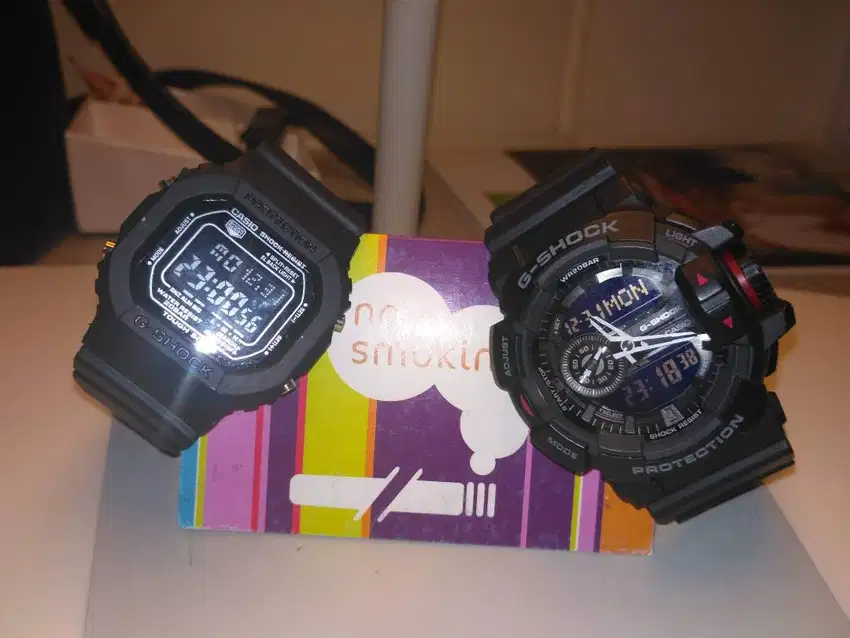 Di jual casio G-shock GA 400 1 BDR Men digital analog dial black resin