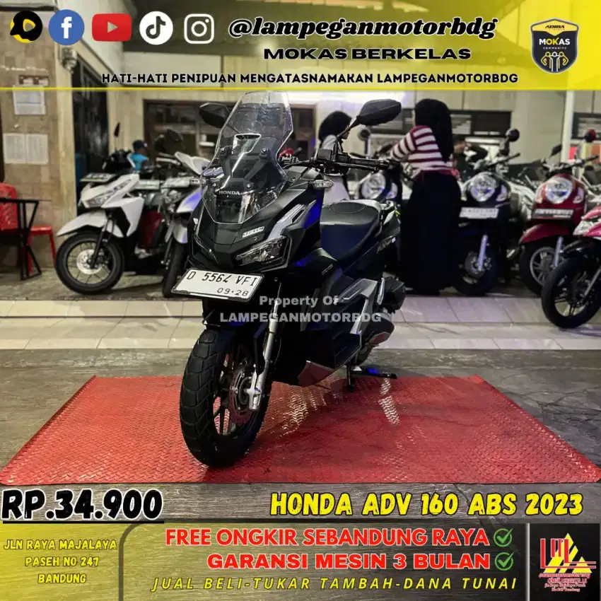 Honda New Adv 160 Abs 2023 cash/kredit