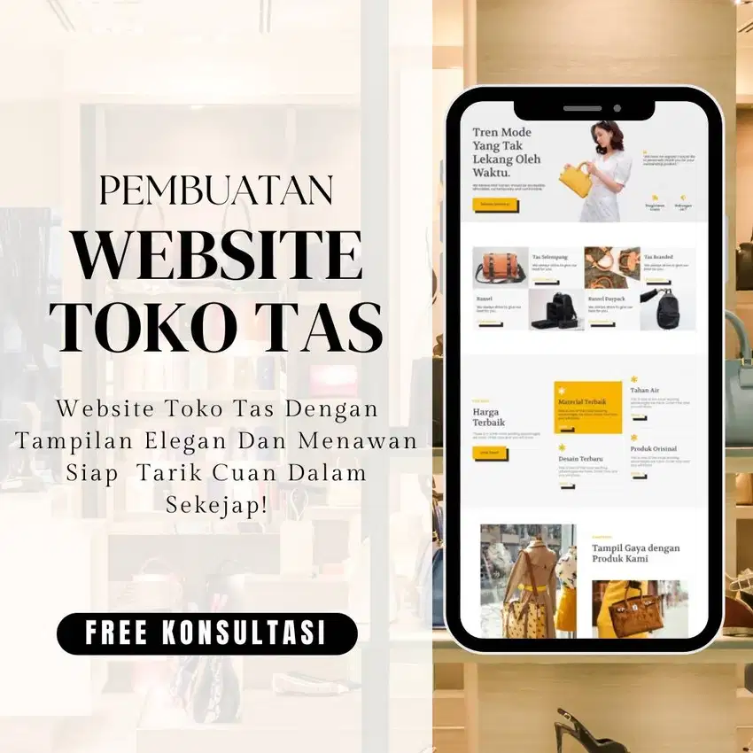 Website Toko Tas untuk Meningkatkan Penjualan