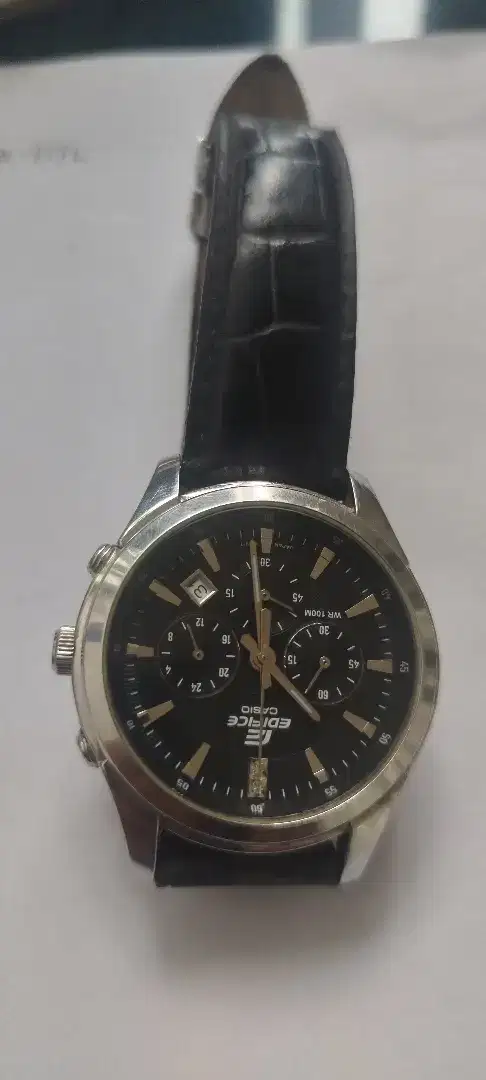 Casio Edifice EVR 517L Black Dial