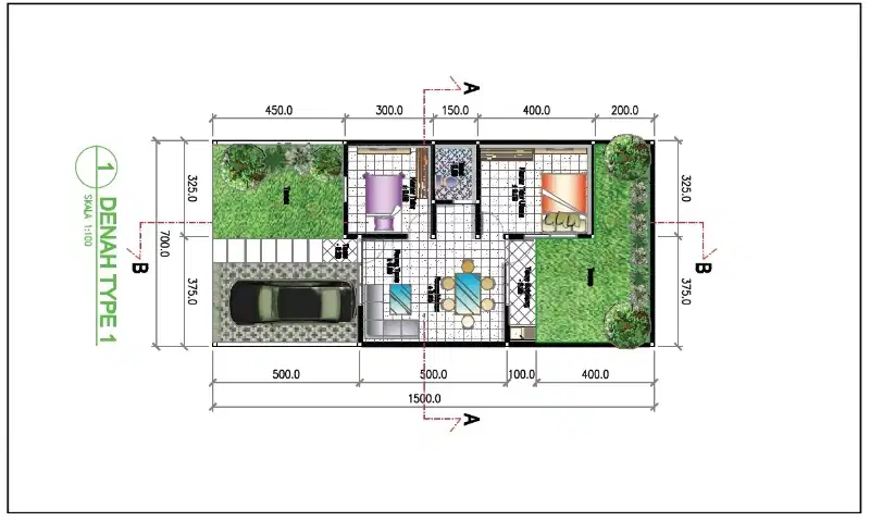 Rumah Nyaman dekat Pusat Kota, Harga Termurah, Sisa 1 Unit Ready Stok