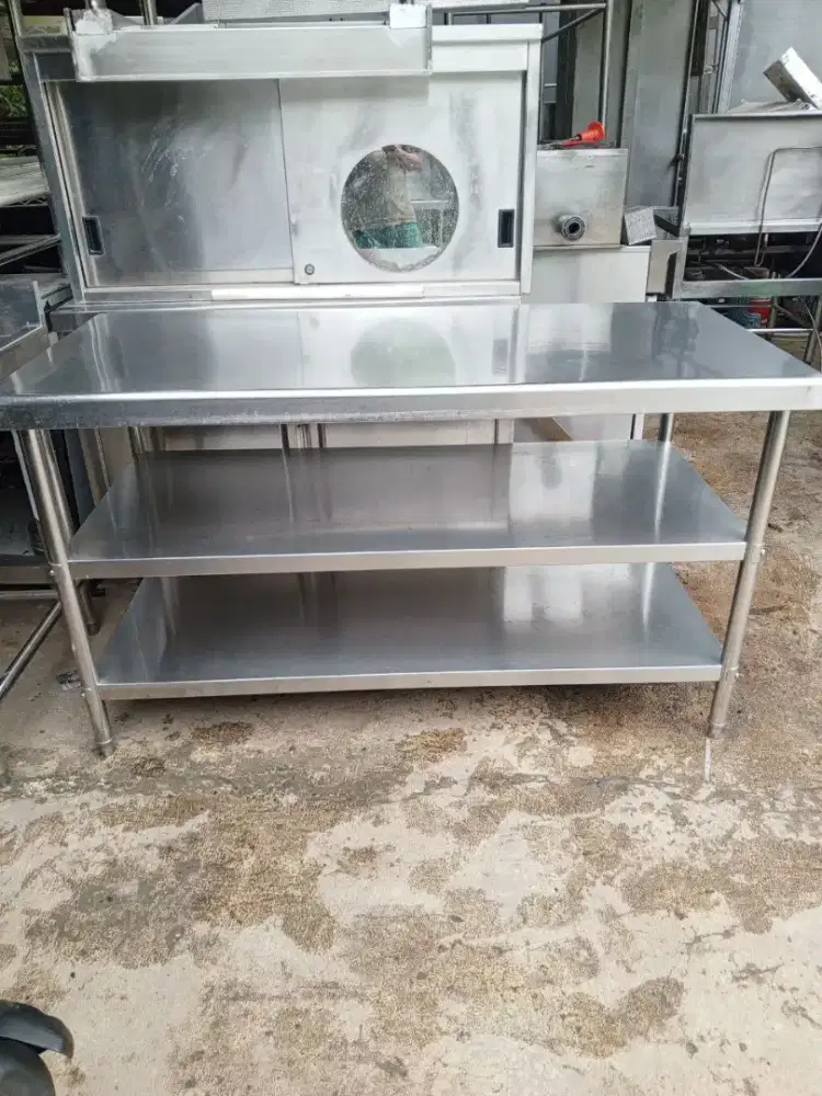 Meja 3s ukuran 150 x 70 x 85