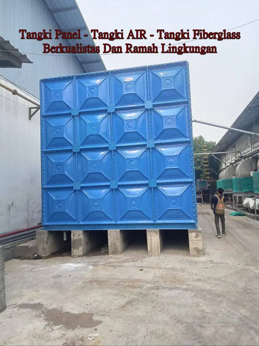 Jual! Tangki Panel , Tangki Air Fiberglass , Tangki Ai , Toren Air , T