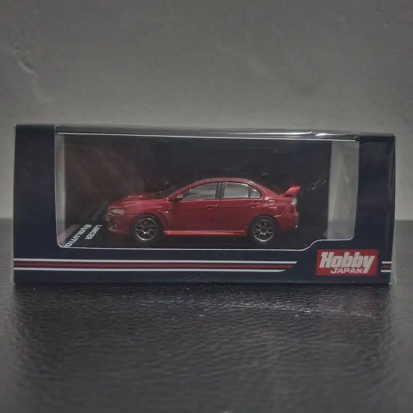 Hobby Japan Mitsubishi Lancer Evolution X 1/64 (Final, Edition, Red)