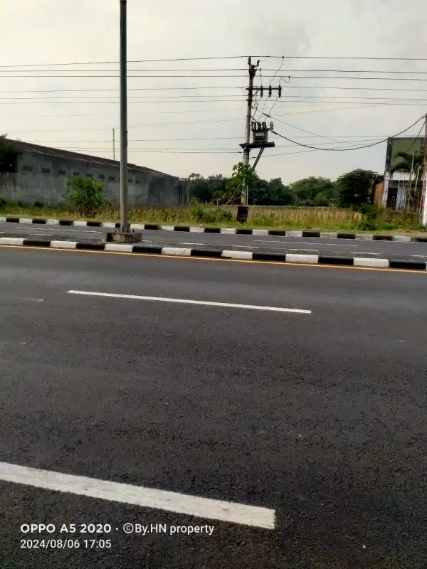 tanah murah kartasuro pinggir jl solo smg