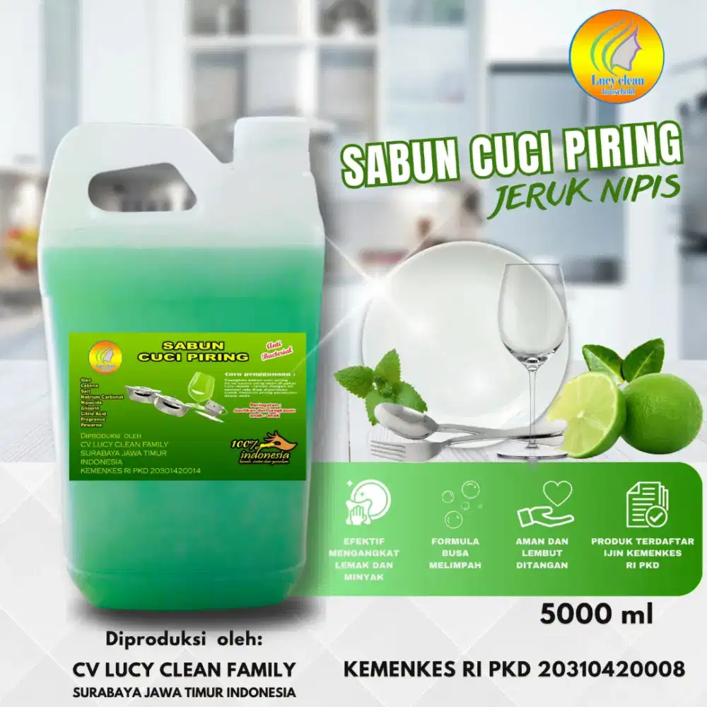 Sabun cuci piring sudah berizin edar KEMENKES RI