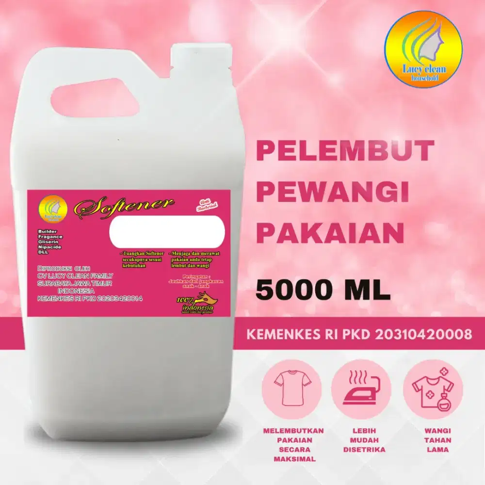 softener pelembut pakaian sudah berizin edar KEMENKES RI