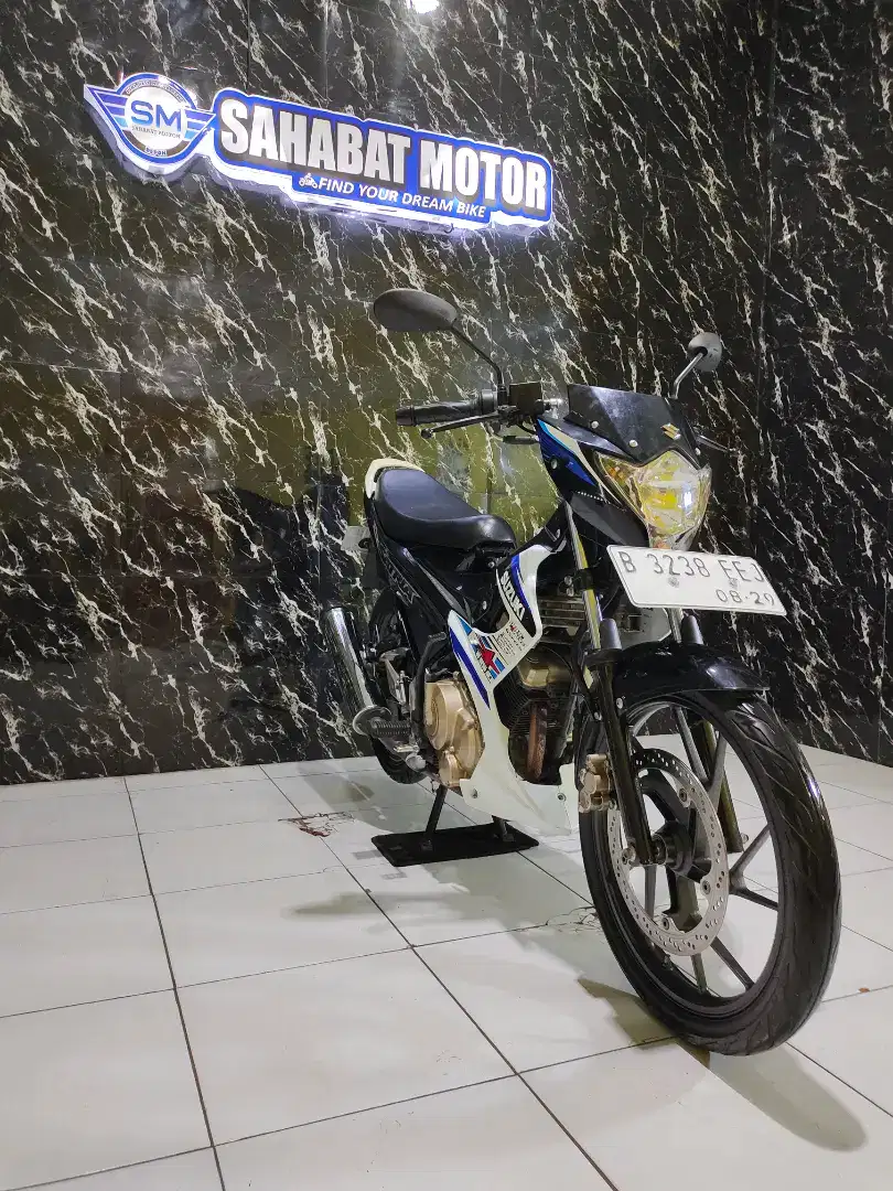 SATRIA F 150 TH 2014 KM ANTIK SIAP PAKAI