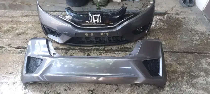 jual bemper honda jazz th 2014 ke atas full set dpn blkg dan grill