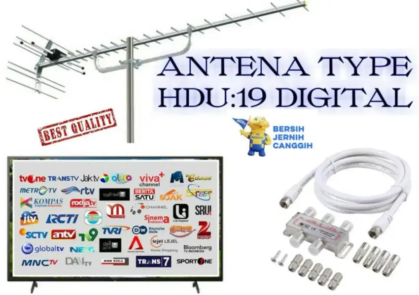 Solusi Pemasangan Sinyal Antena Tv Siaran Digital