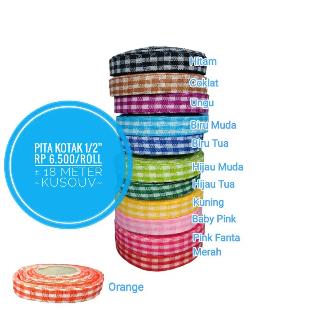 Pita Kotak-Kotak/Pita Polkadot