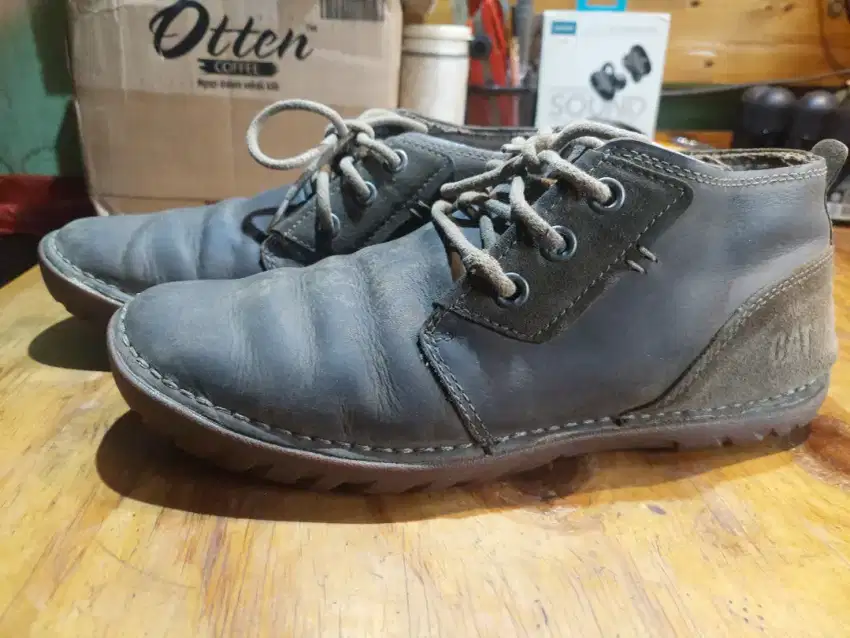 Sepatu Caterpillar brown, crazyhorse leather