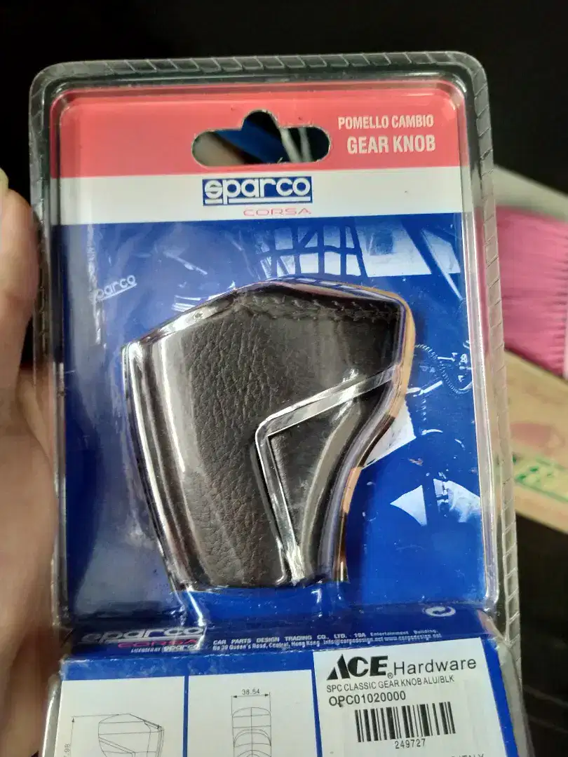 Gear Knob Sparco Tuas Transmisi Variasi Mobil Matic Universal