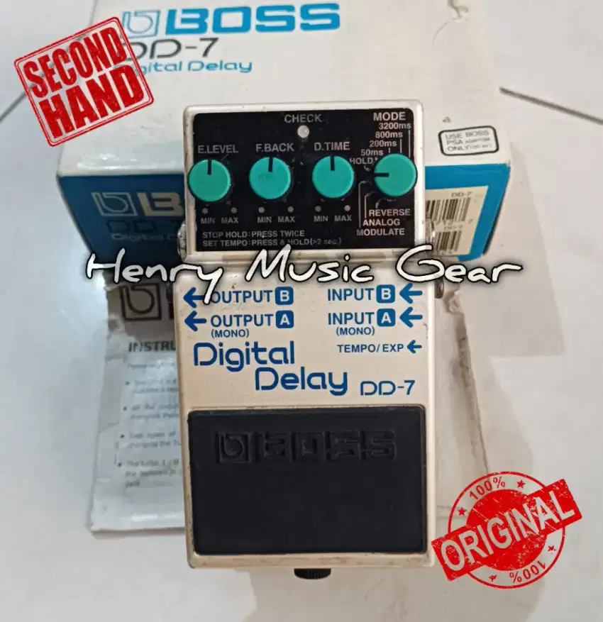 Boss DD7 Digital Delay Secondhand Taiwan