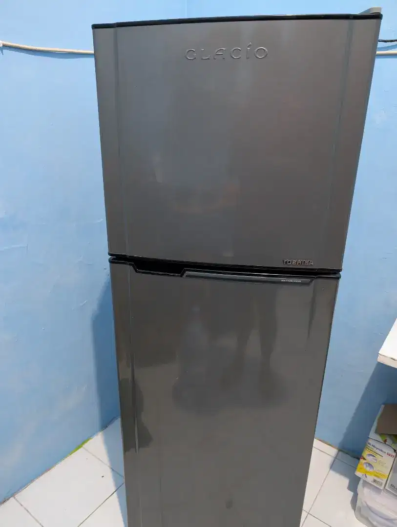 Kulkas freezer 2 pintu Toshiba Glacio GR 245E, 110 watt