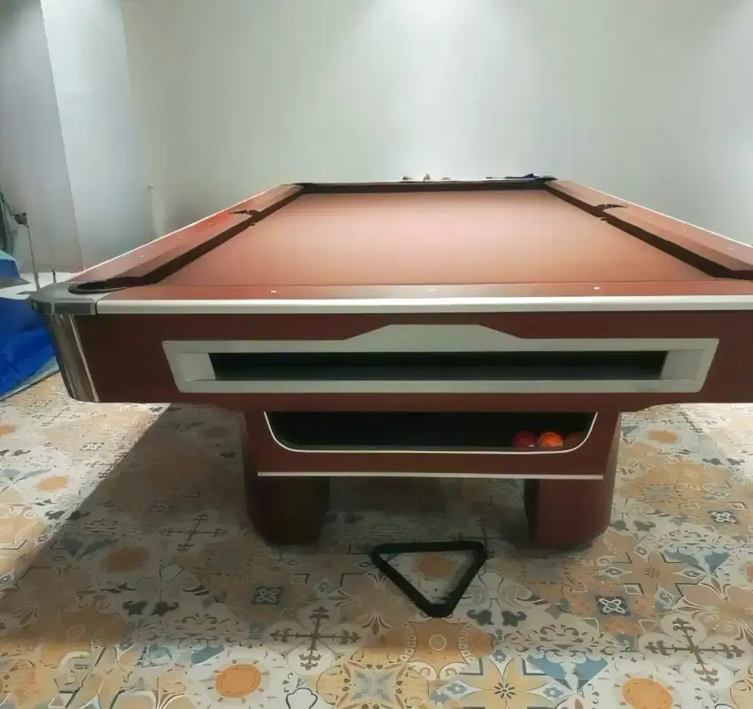 Billiard biliard bilyar 9ft marmer tebal full set perlengkapan bermain