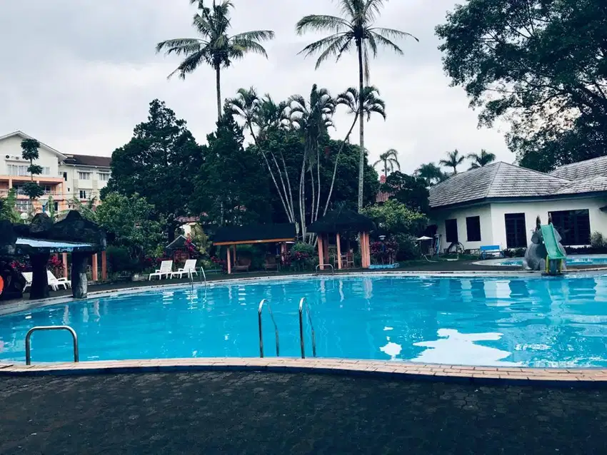 SEWA VILLA INDO INDO ALAM PUNCAK KOLAM RENANG KOTA BUNGA GREEN APPLE