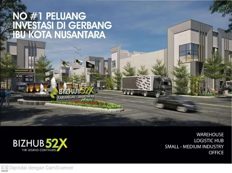 gudang bizhub52 kariangau IKN balikpapan