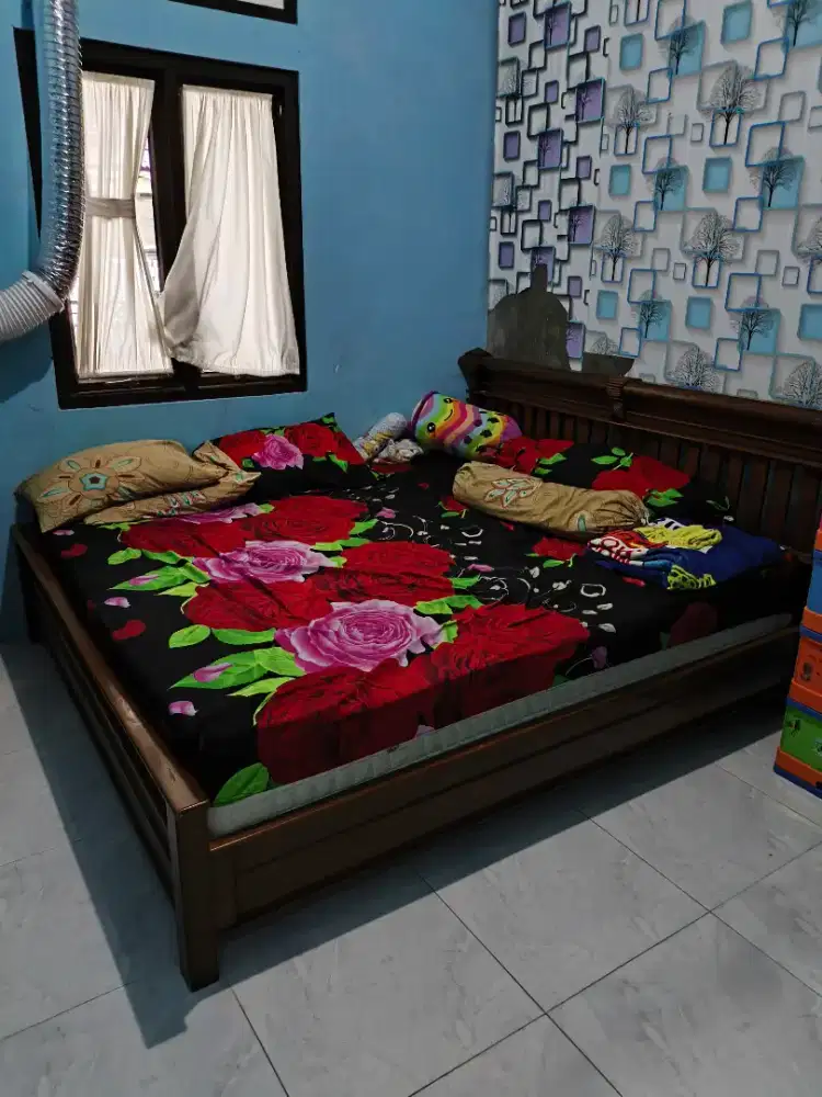 Di jual ranjang kayu jati muda murah