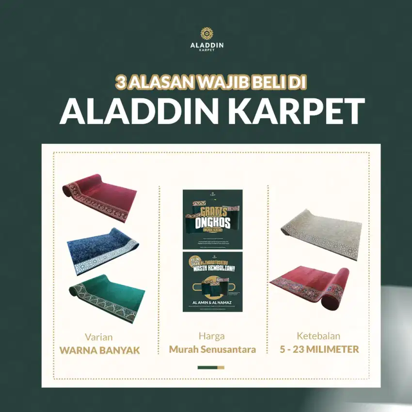 Karpet masjid murah langsung dari gudangnya