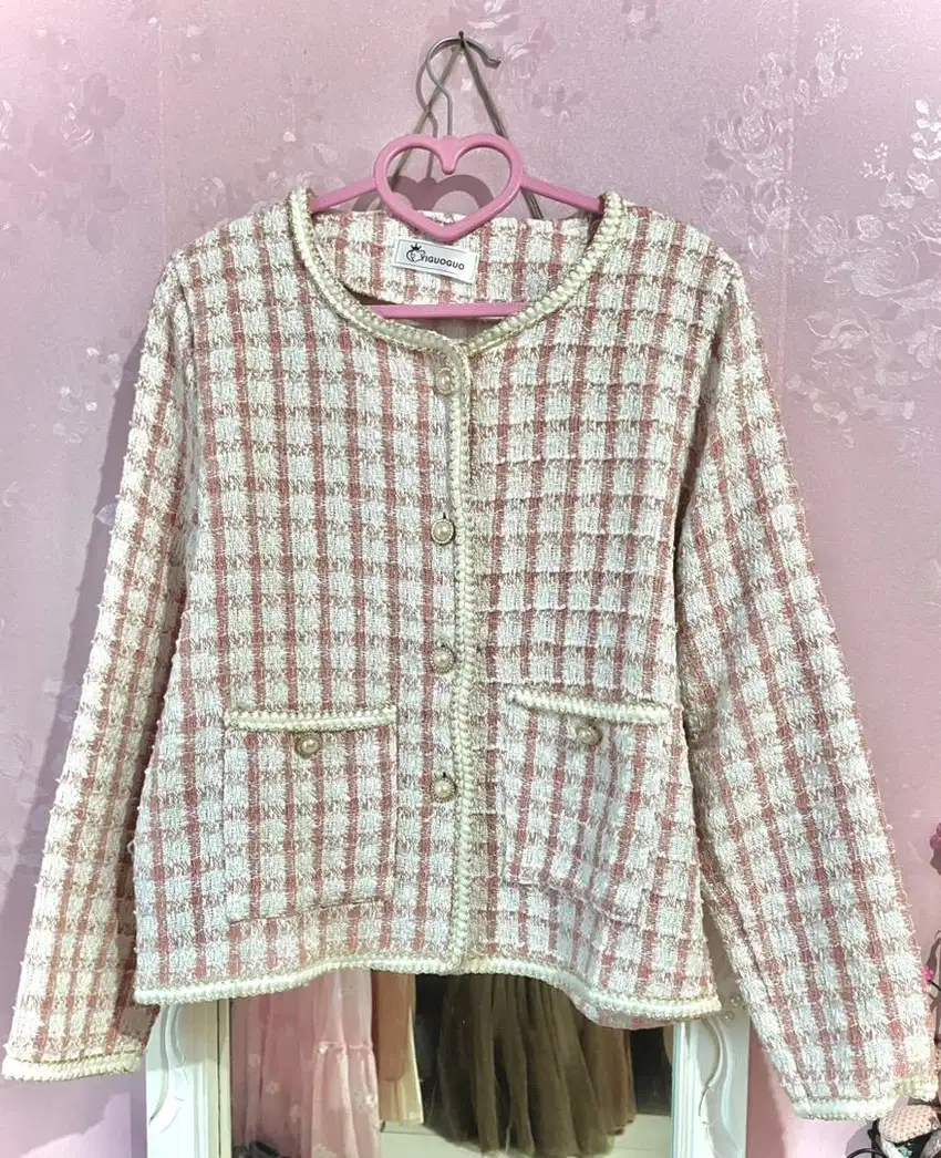 Tweed Pink Blazer