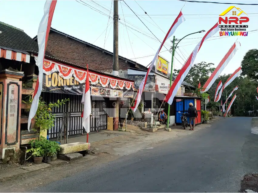 Dijual Rumah Siap Huni di tepi Jl. Desa Banjar, Licin - Banyuwangi