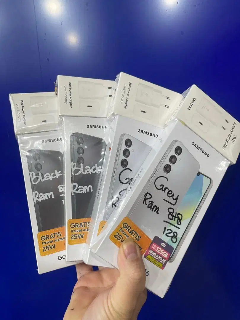 Baru..Samsung Galaxy A16 4G 8/128 Grs Resmi (Warna : Black,Grey,Green)