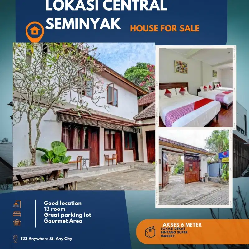 villa/guest house hitung harga tanah