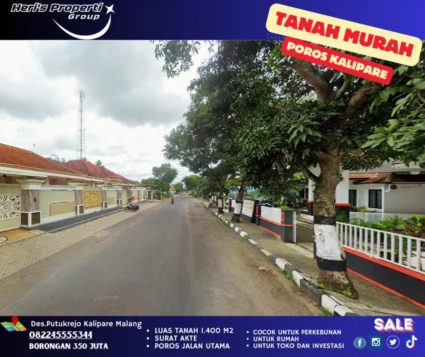 Tanah Murah Poros Kalipare Malang