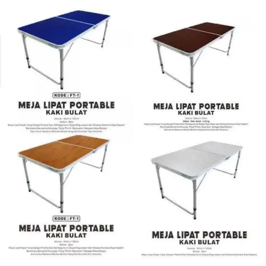 MEJA FOLDING / MEJA KOPER