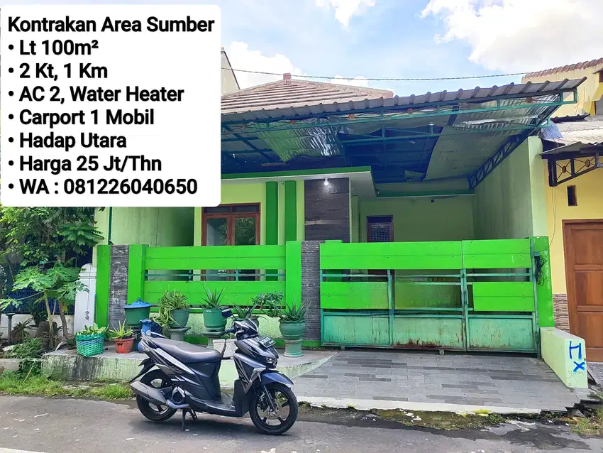 Kontrakan Area Sumber, Dekat Manahan, Banyuanyar