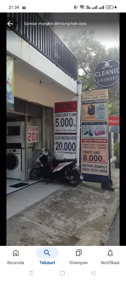 DI BUTUHKAN TENAGA SETRIKA UAP