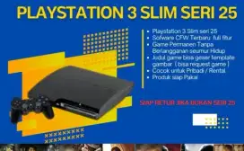 Jual ps3 bekas kondisi mulus dalam kardus