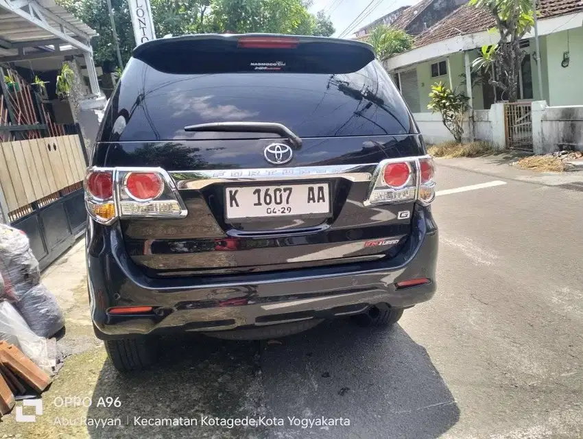 Fortuner Vnt diesel matic 2012 di Jogja