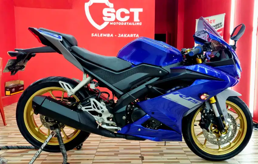 JualCpt 90%LikeNew PjkJun25 KM20Rb YAMAHA R15 2021 Biru