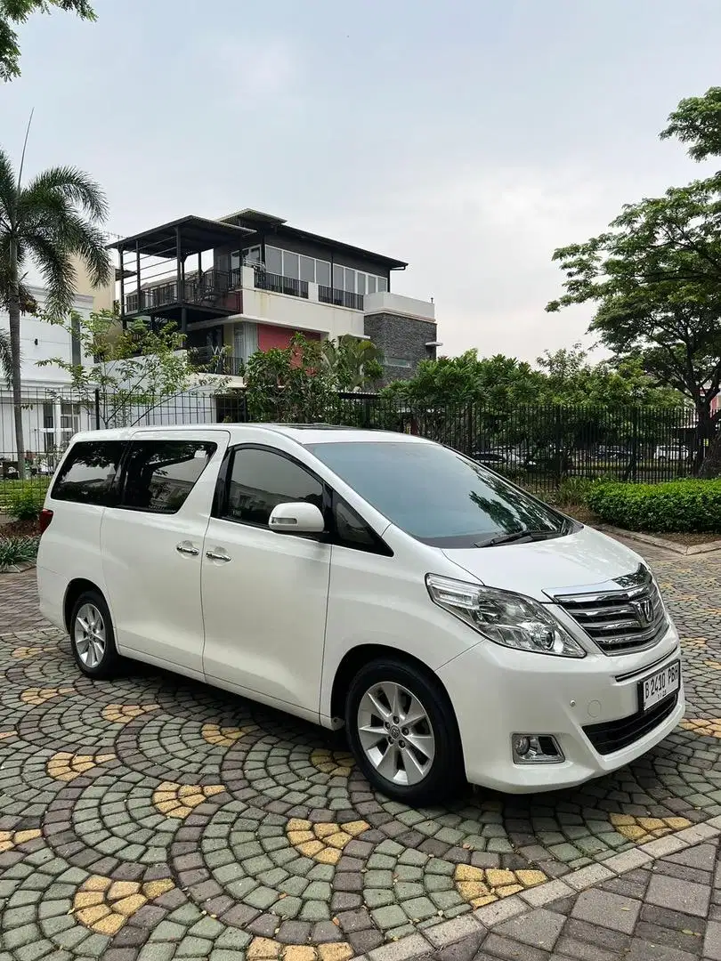 [TDP 0 LOW KM] Toyota Alphard 2.4 G ATPM AT 2013 Pajak Panjang