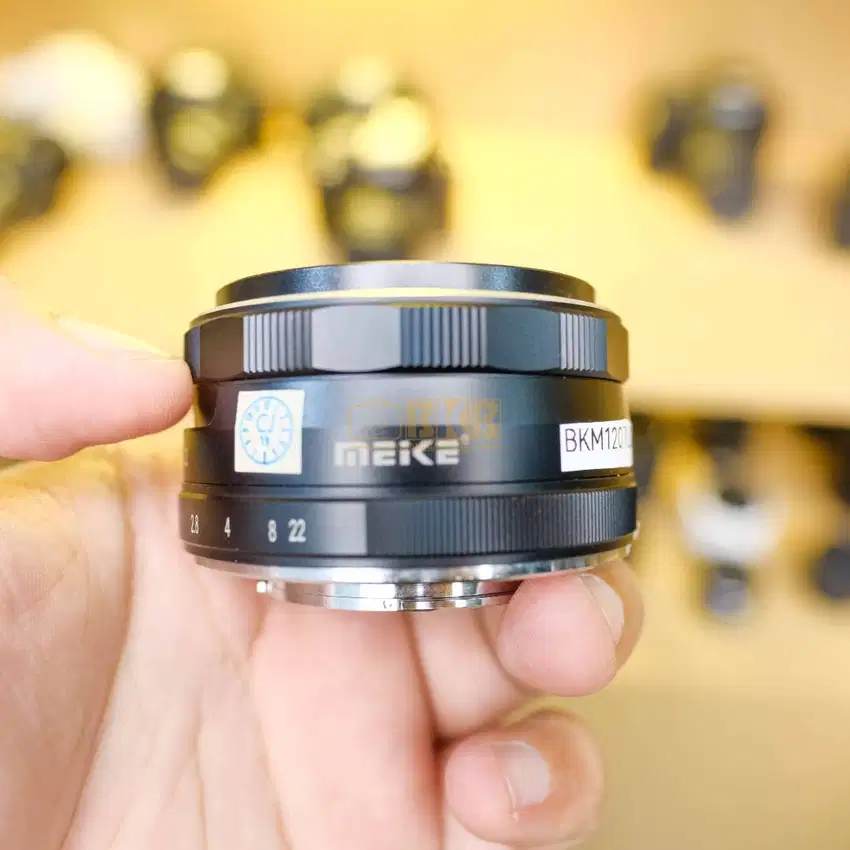 Lensa Meike 35mm 1.7 for MFT Fullset Mulus