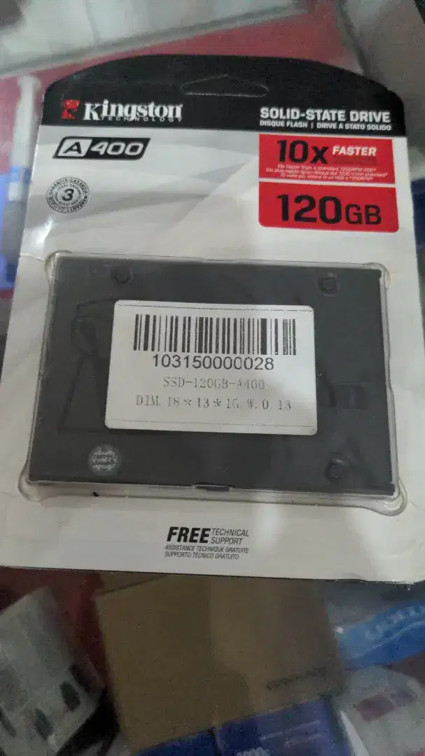 SSD Kingston 120gb