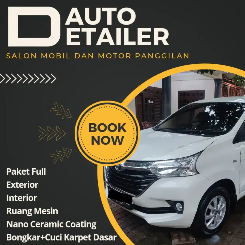 Salon/Poles Mobil & Motor panggilan/Home Service Nano Ceramic Coating