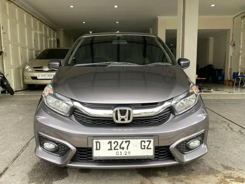 Cash New BRIO 1.2 E CVT Low KM 2020 Modern Steel Original Honda Satya