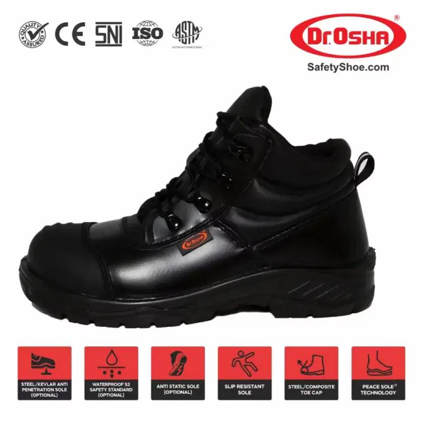 Sepatu safaty Dr Osha elite Ankle Boot Uk. 44