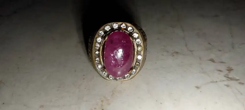 Batu cincin Ruby Mozambik