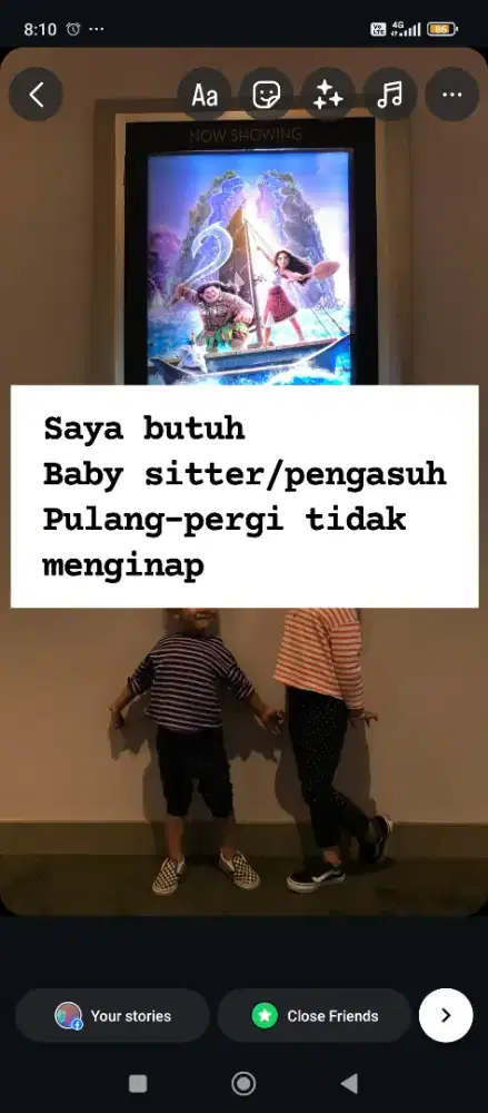 SAYA BUTUH PENGASUH ANAK